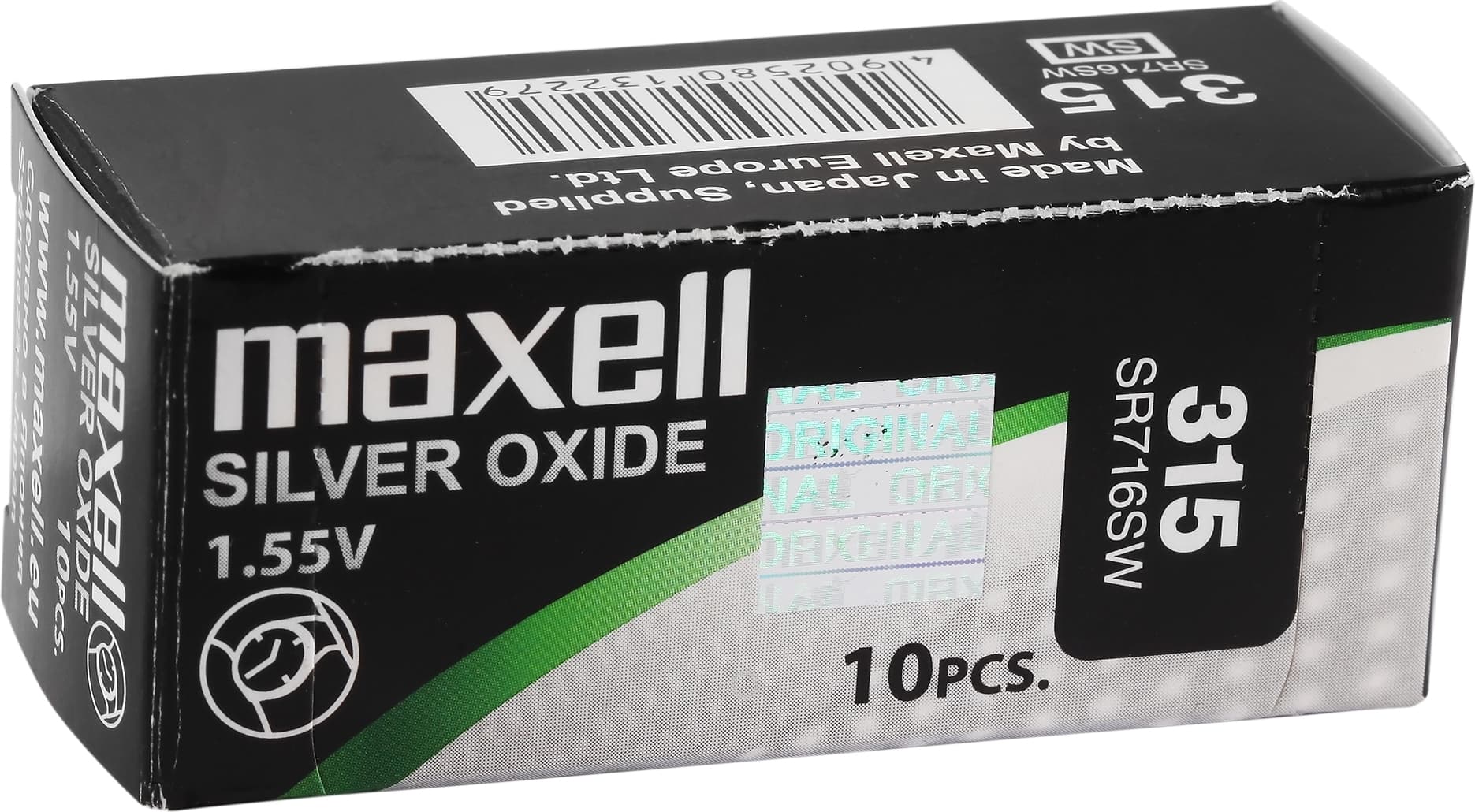 Бутонна батерия сребърна MAXELL SR716 SW 1.55V /315/