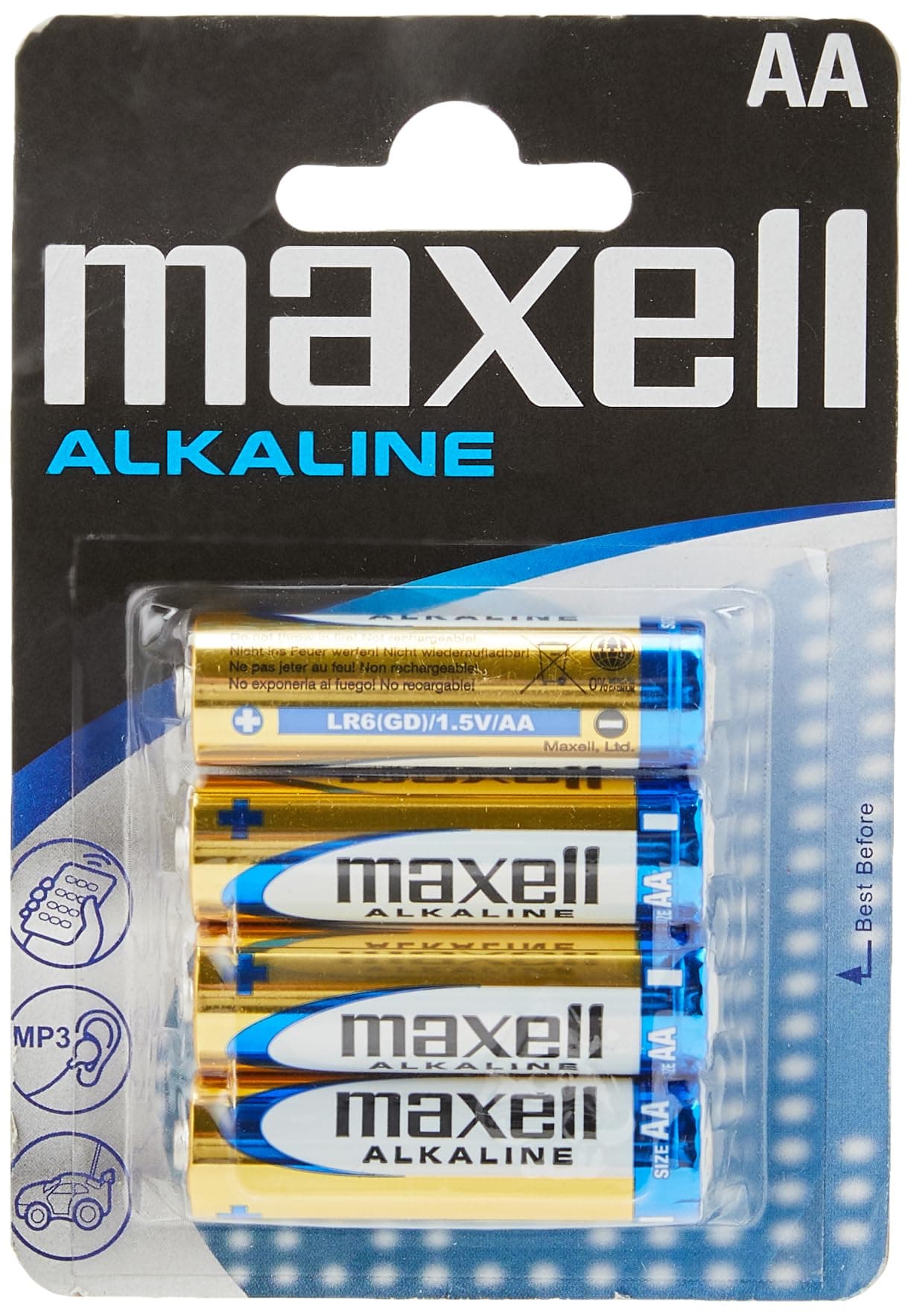 Алкална батерия MAXELL LR-6 /4 бр. в опаковка/ блистер1.5V