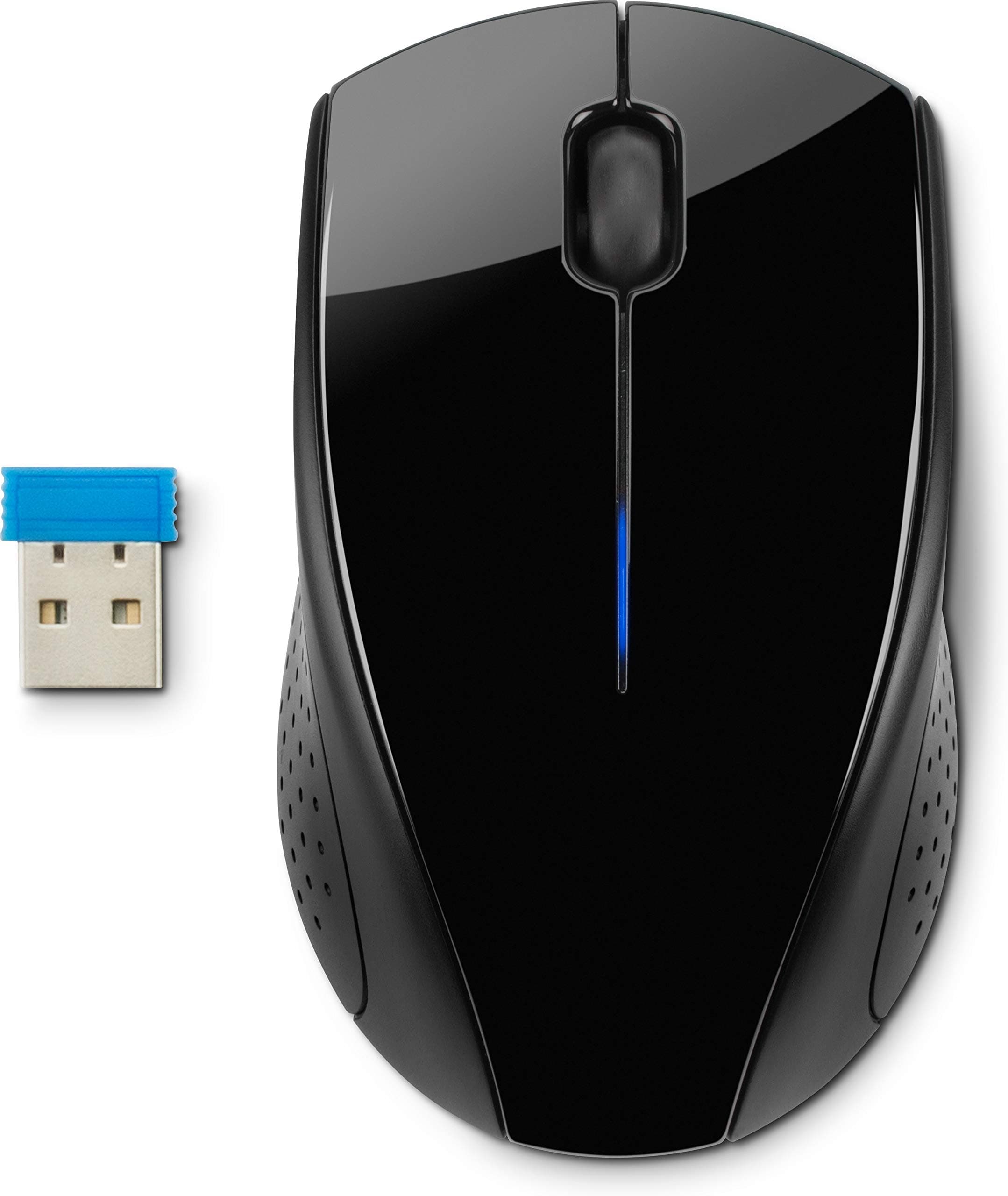 Мишка HP 220, оптична (1600 dpi), безжична, USB, черна