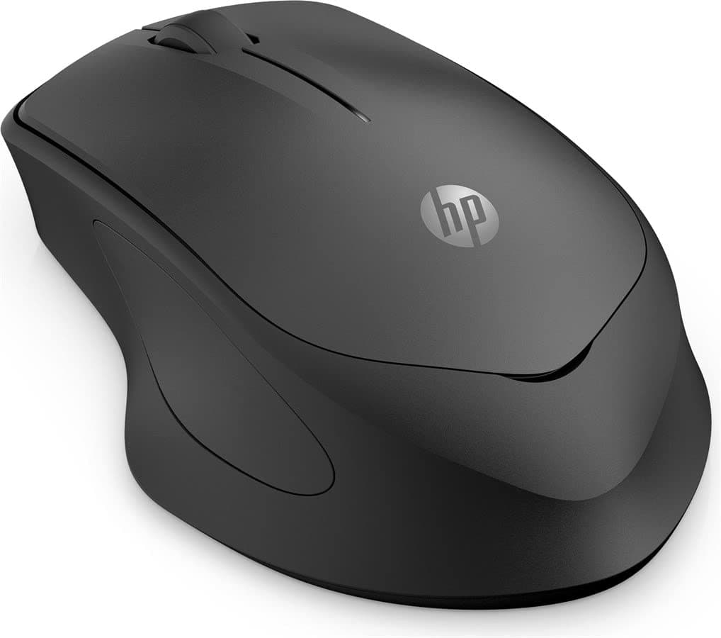 Мишка HP 280 Silent, оптична (1600 dpi), безжична, USB, черна