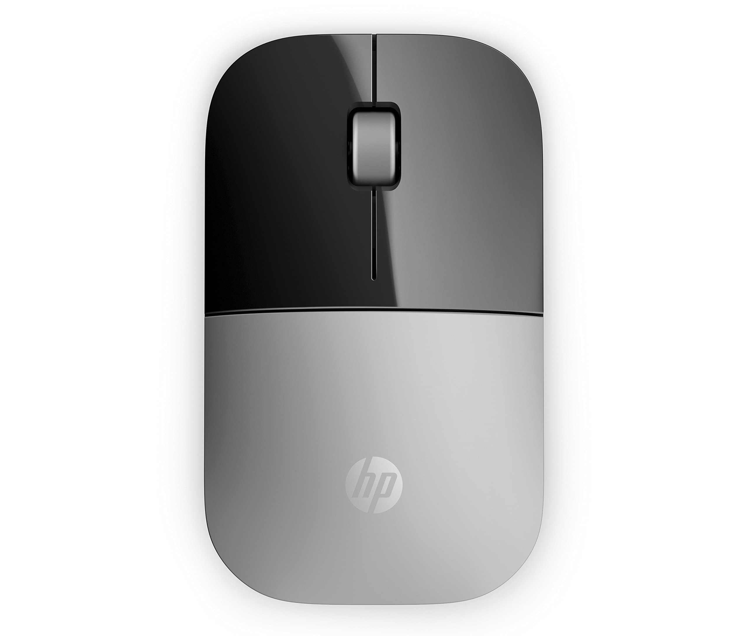 Мишка HP Z3700, оптична (1200 dpi), безжична, USB, сребриста, нископрофилен дизайн