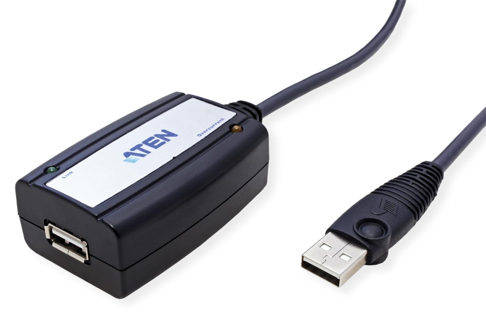 Удължителен кабел ATEN UE250, USB-A мъжко - USB-A женско, 5 м, USB 2.0, Черен