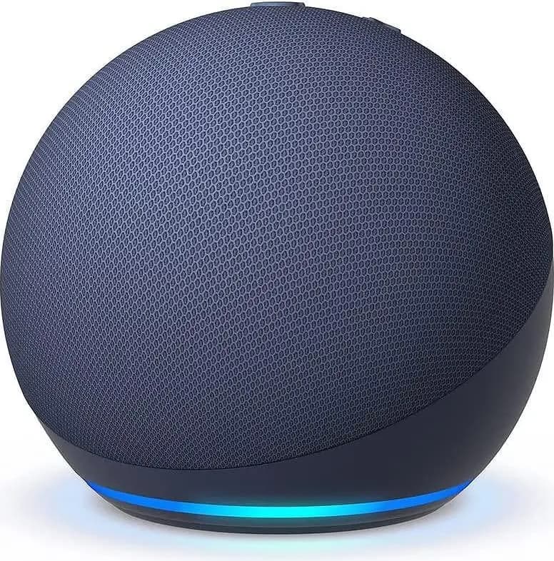 Преносима смарт тонколона Amazon Echo Dot 5, Гласов асистент, Alexa, Тъмносиня