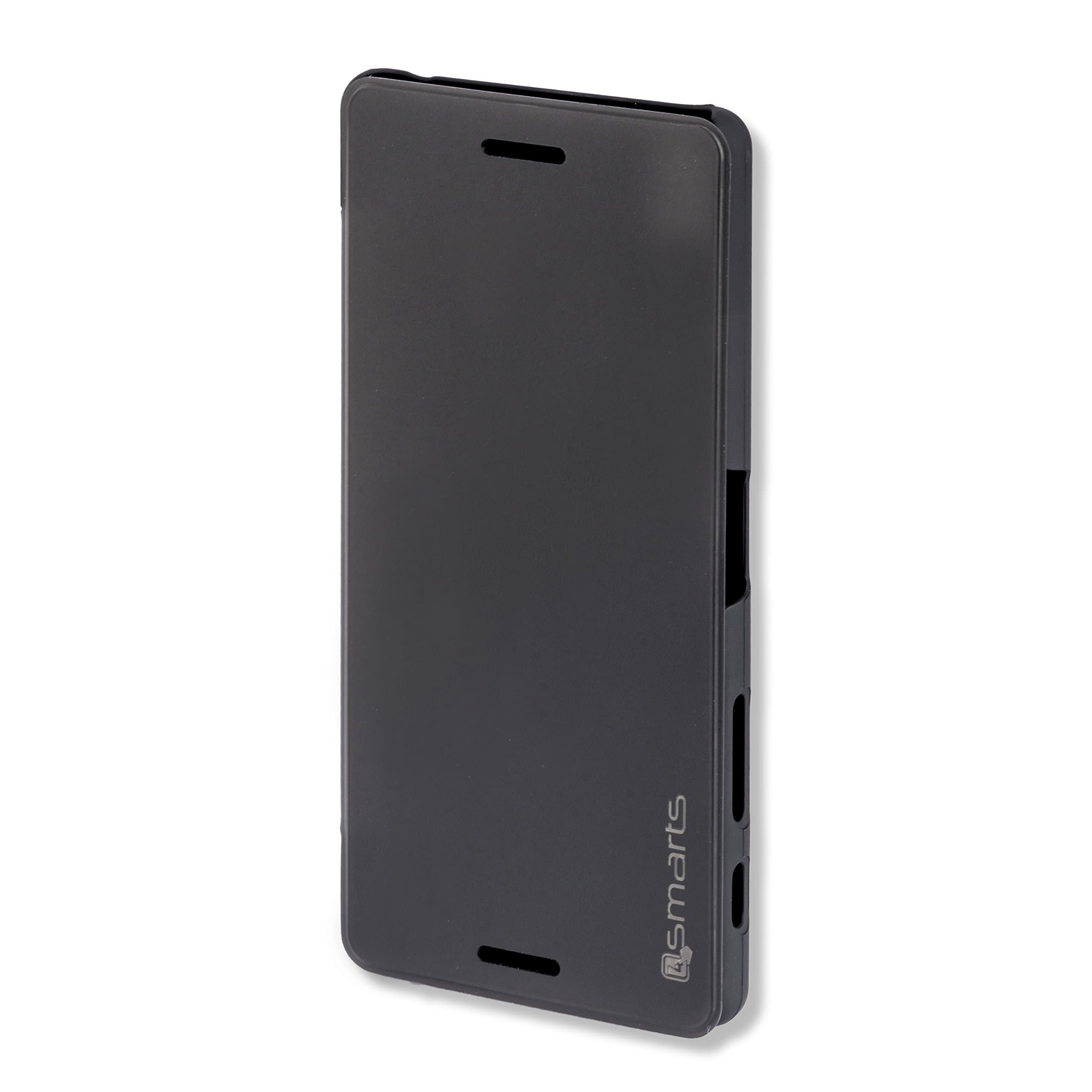 Калъф през който виждате информация от дисплея за Sony Xperia X - 4smarts Kyoto Always-On Book (черен)