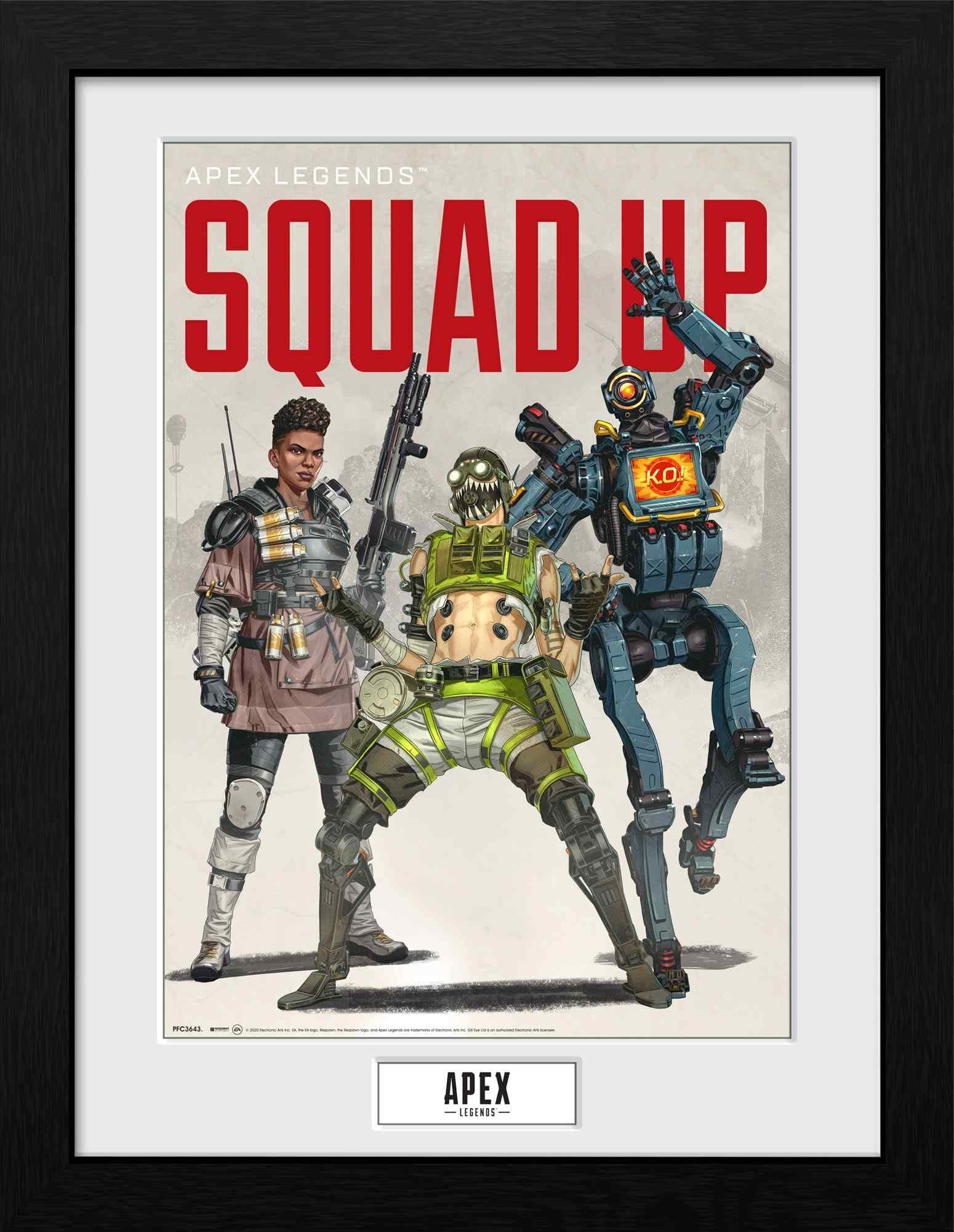 GBEYE APEX LEGENDS - Framed print "Squad Up" (30x40)