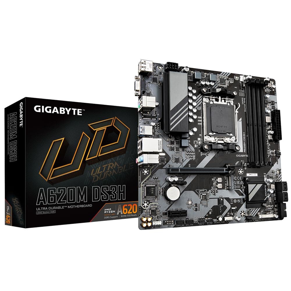 Дънна платка GIGABYTE A620M DS3H socket AM5