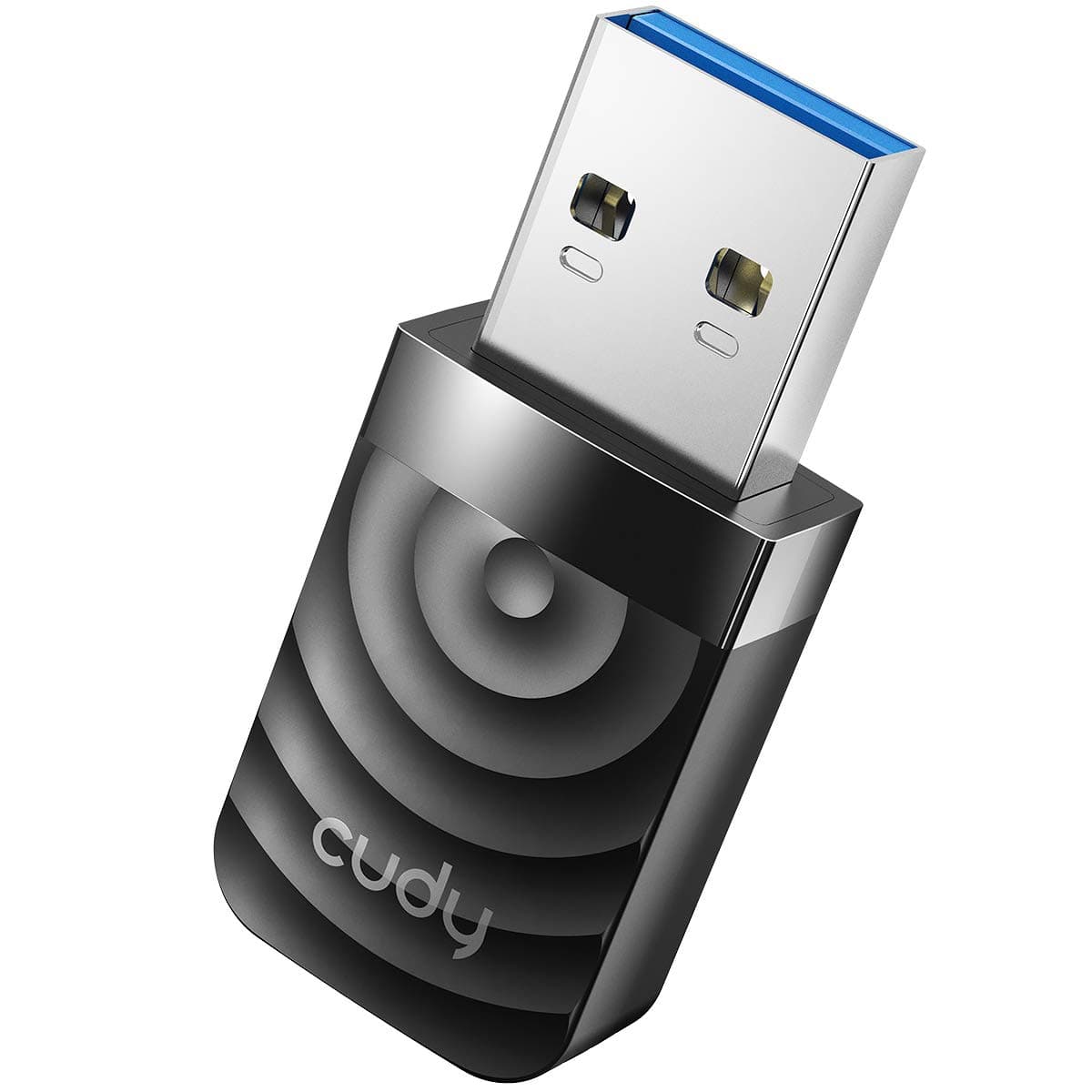 Безжичен нано адаптер Cudy WU1300S, USB 3.0, 2.4/5 Ghz, Вградена антена 2dBi
