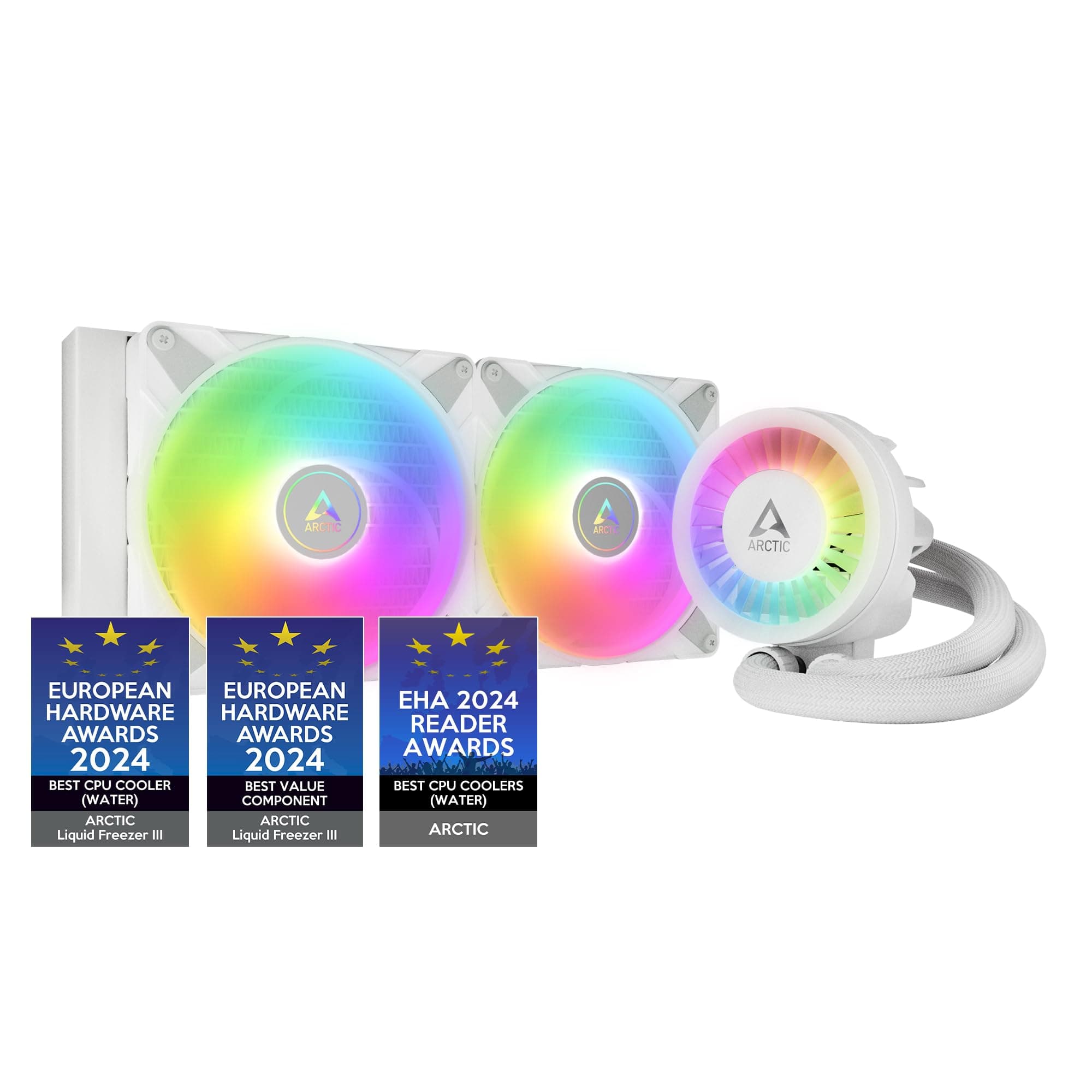 Охладител за процесор Arctic Liquid Freezer III 280 White A-RGB