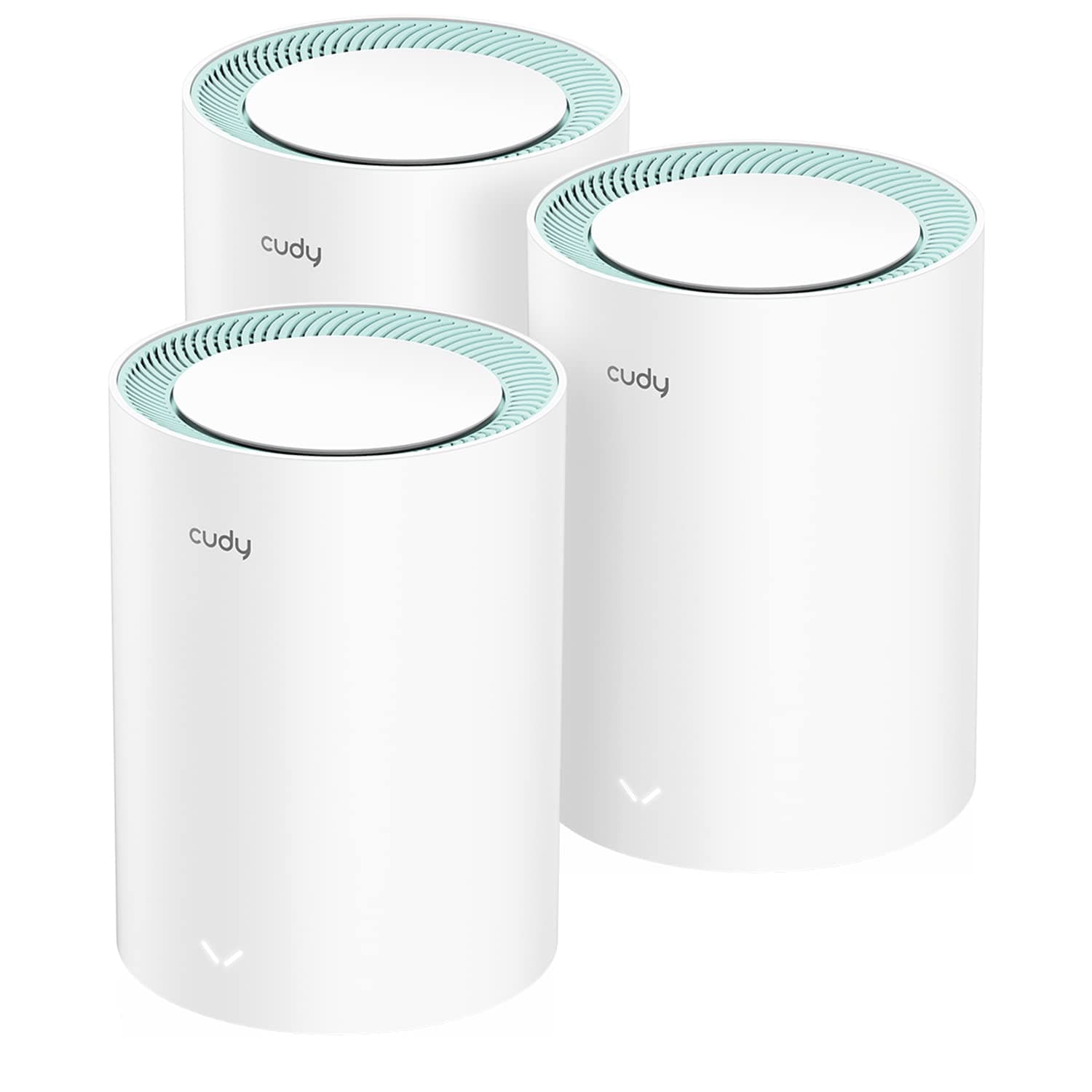 Безжичен рутер Cudy M1300, 3-pack, AC1200 Dual Band, 2.4/5 GHz, 300 - 867 Mbps