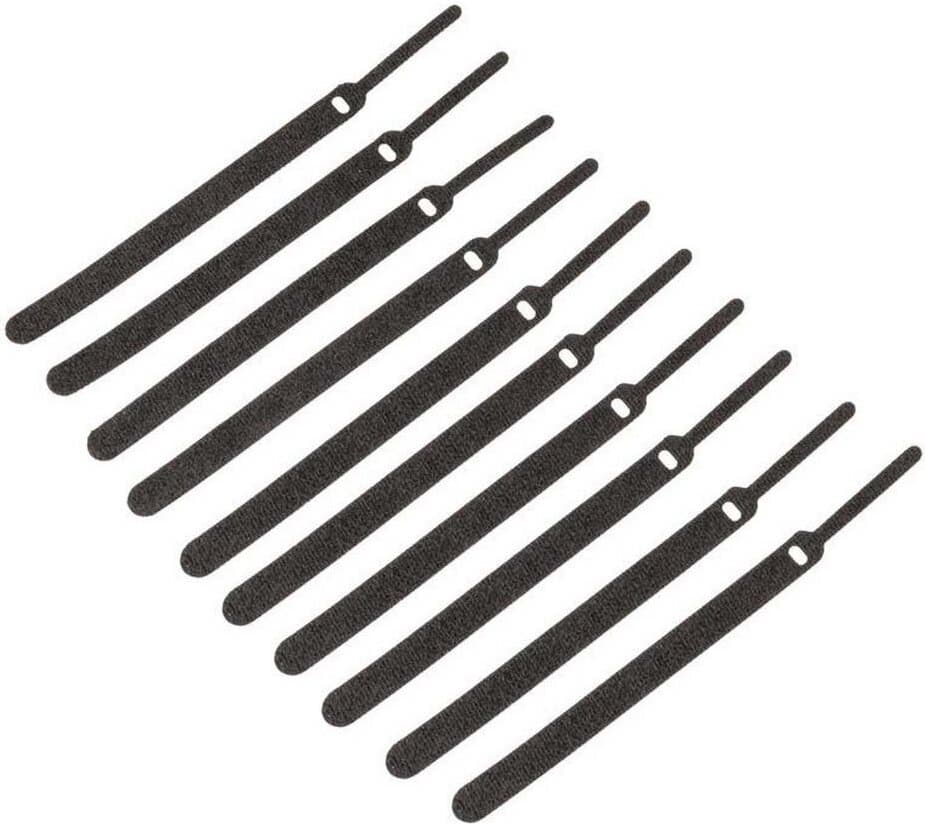 Кабелни връзки Kolink Velcro, 10 бр. 150mm, Черен