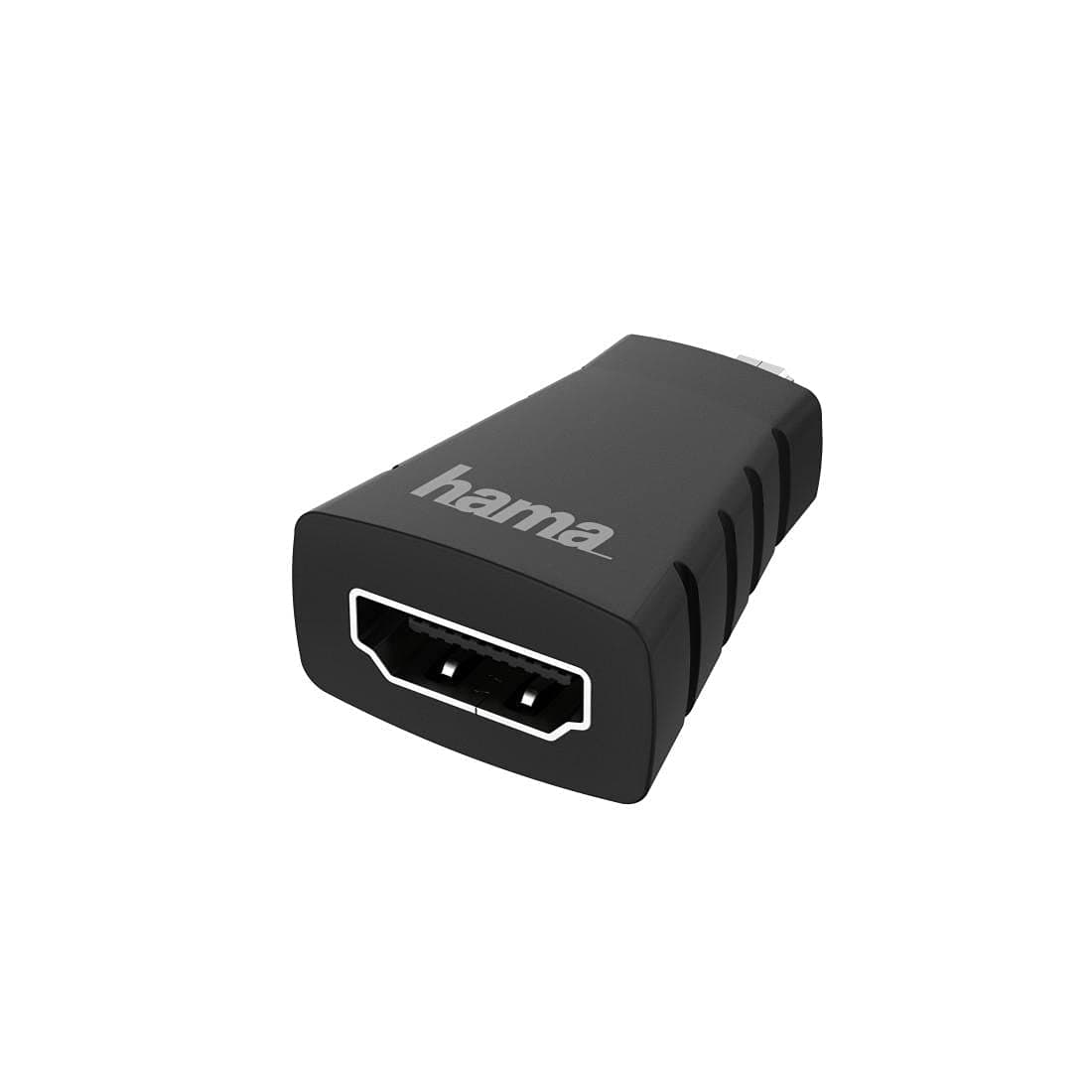 Преходник HAMA micro HDMI мъжко - HDMI женско, Ultra-HD 4K, 200348