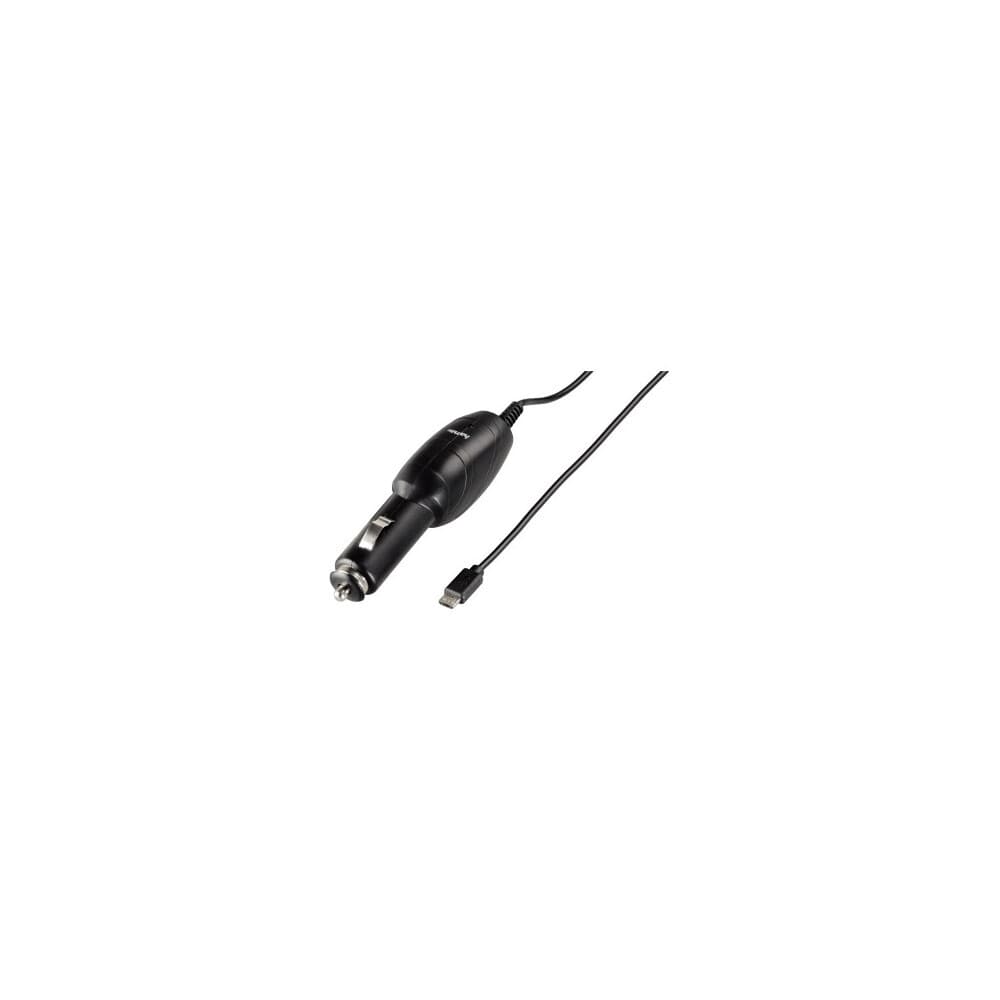 Зарядно за кола HAMA 93779, с кабел, 12V, micro USB, 5V/1A, Черен