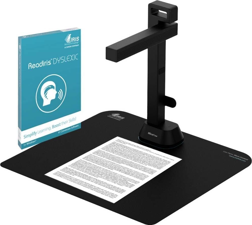 Мулти-функционален скенер IRIS Desk 6 Pro Dyslexic, A3, 13 Mp, USB 2.0, Черен