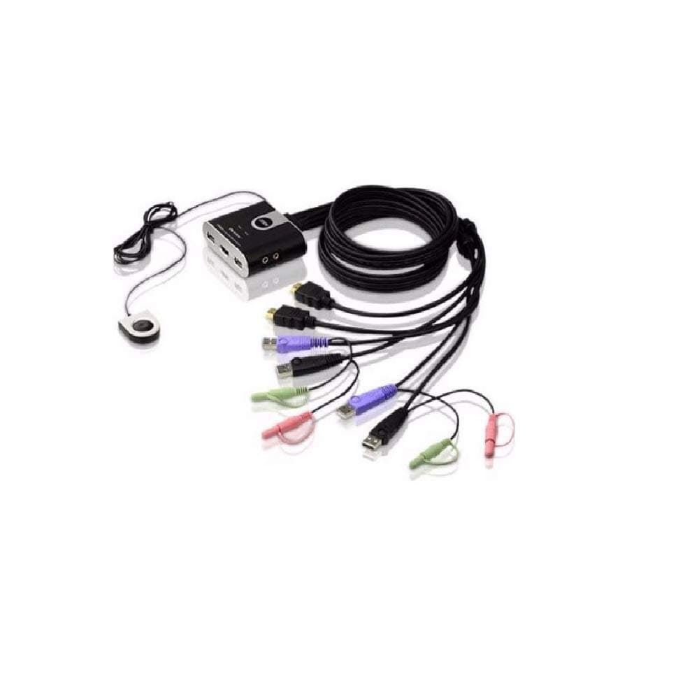 Превключвател KVM ATEN CS692, дву портов USB HDMI превключвател