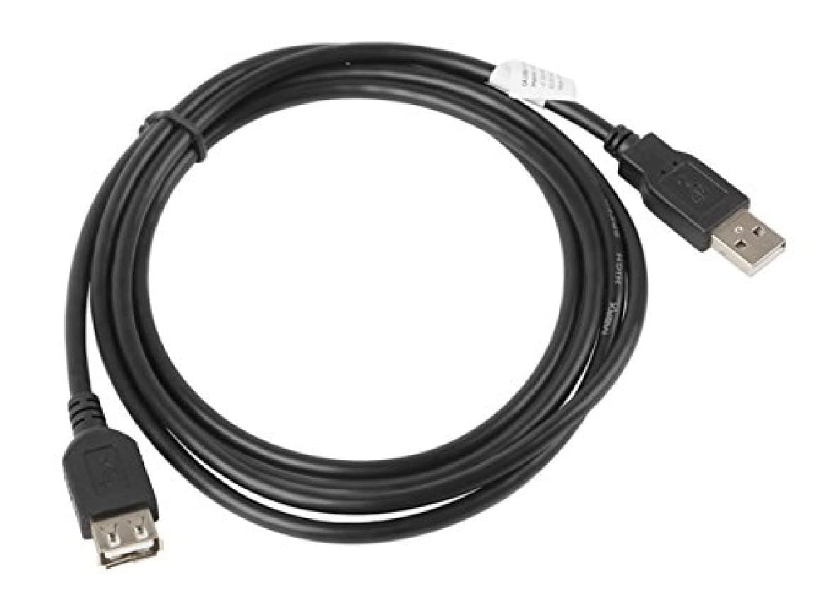 Lanberg extension cable USB 2.0 AM-AF, 1.8m, black