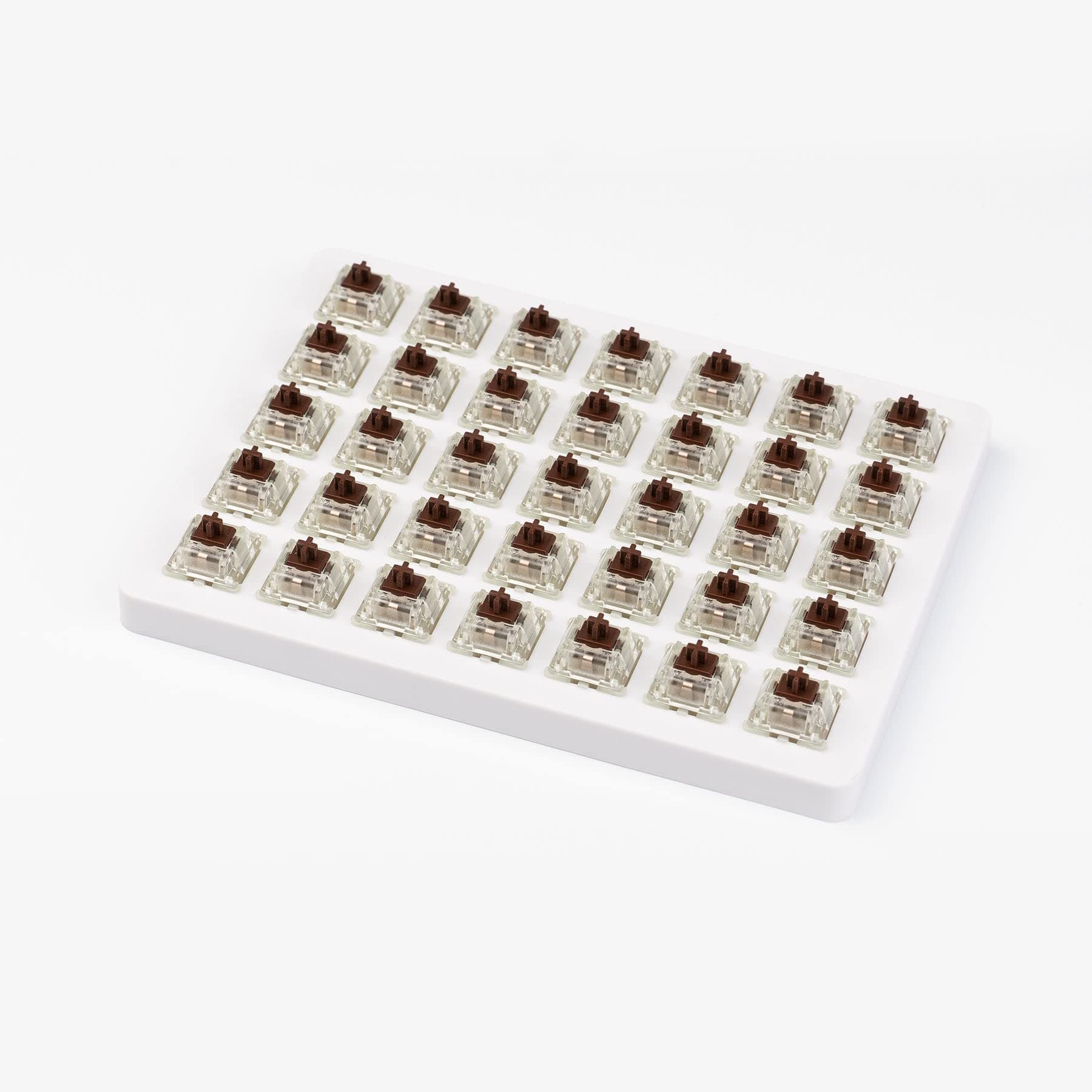 Суичове за механична клавиатура Keychron Cherry MX, Brown, RGB, Switch Set 35 броя
