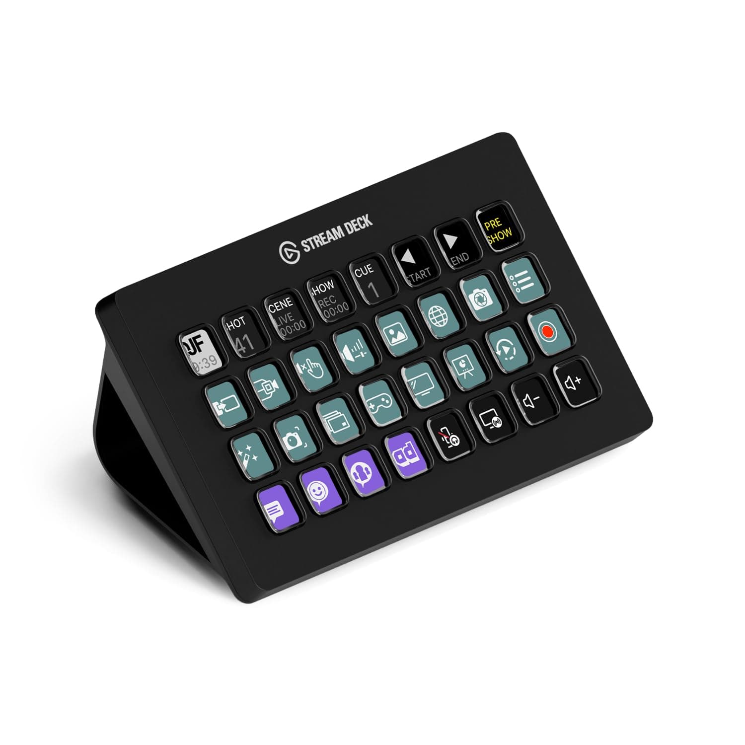 Контролер Elgato Stream Deck, 32 LCD бутона, черен