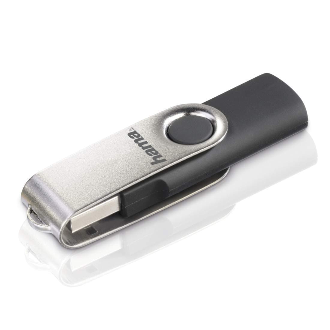 USB памет HAMA Rotate, 128GB,10 MB/s, Черен