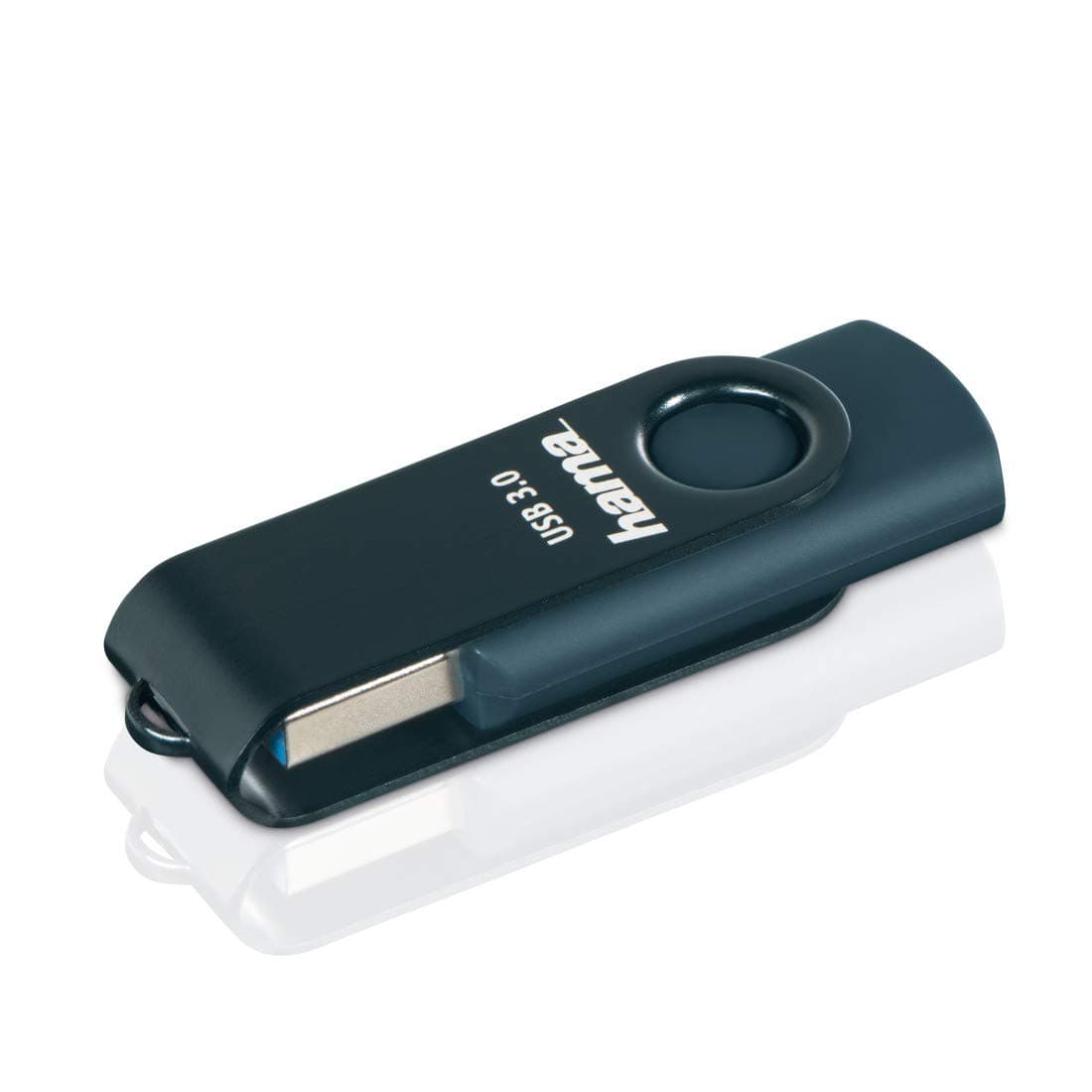 USB памет HAMA Rotate, 32GB, UBS 3.0 70 MB/s, Петролно синьо