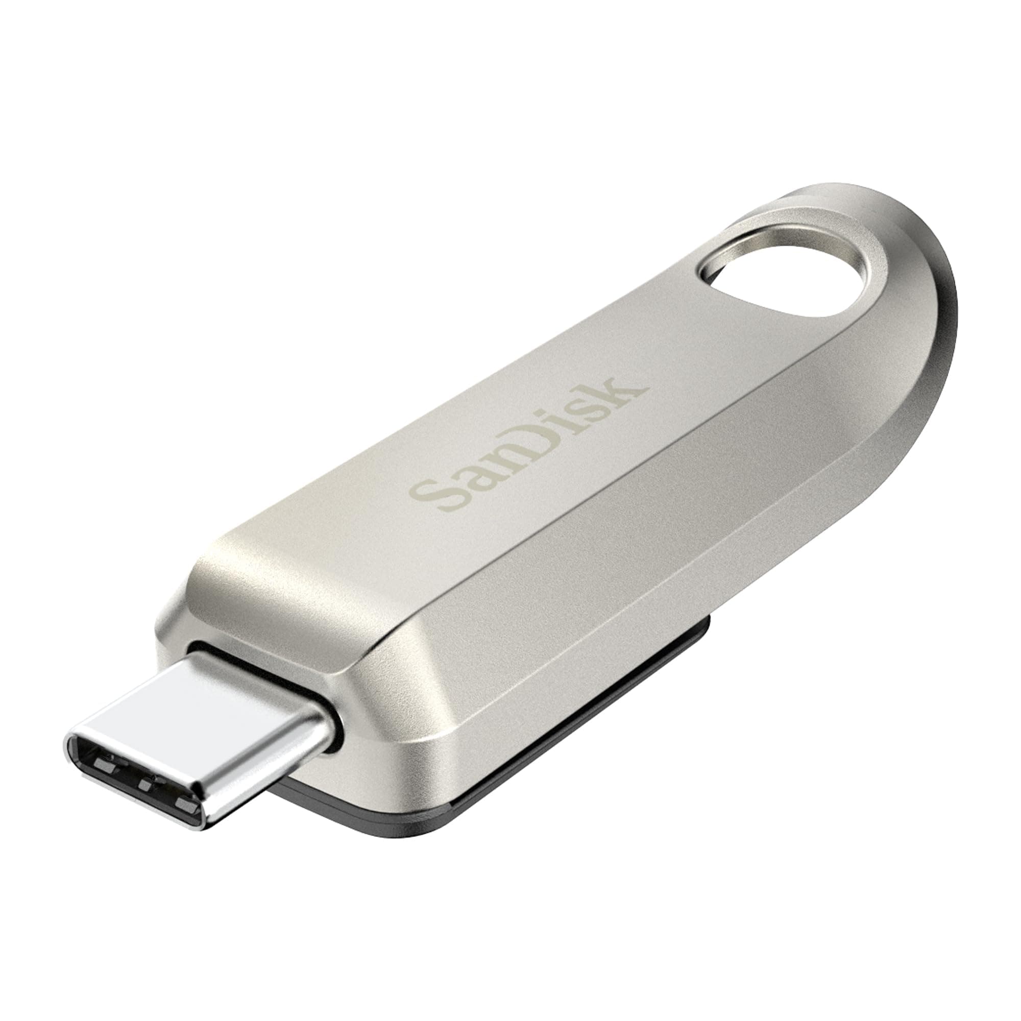 USB памет SanDisk Ultra Luxe, 256GB, USB 3.2 Gen 1, USB-C, Сребрист