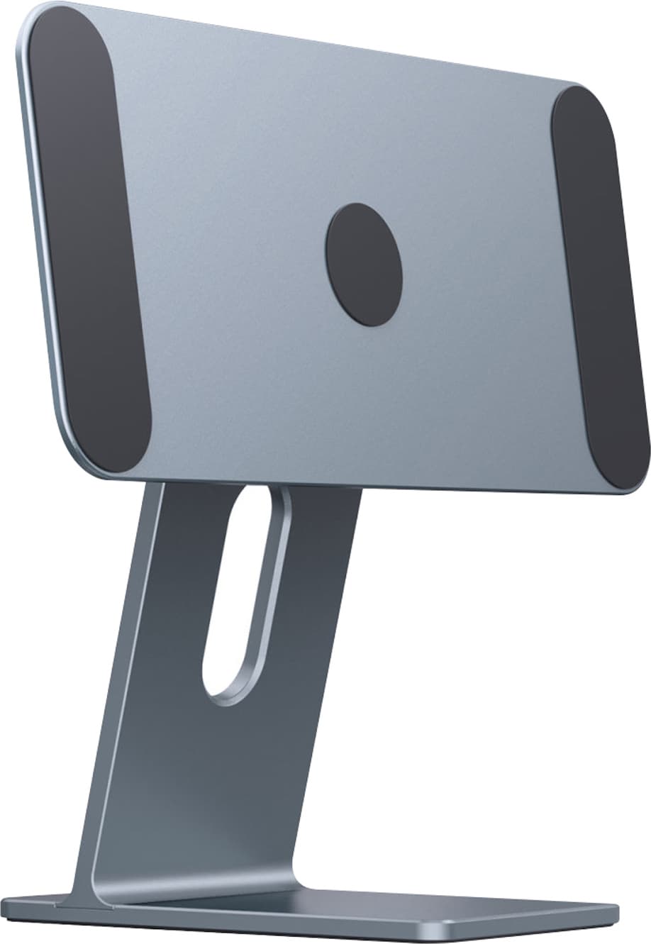 Магнитна алуминиева поставка за iPad Pro и iPad Air - 4smarts ErgoFix Magic Magnetic Aluminum Desktop Stand (тъмносив)