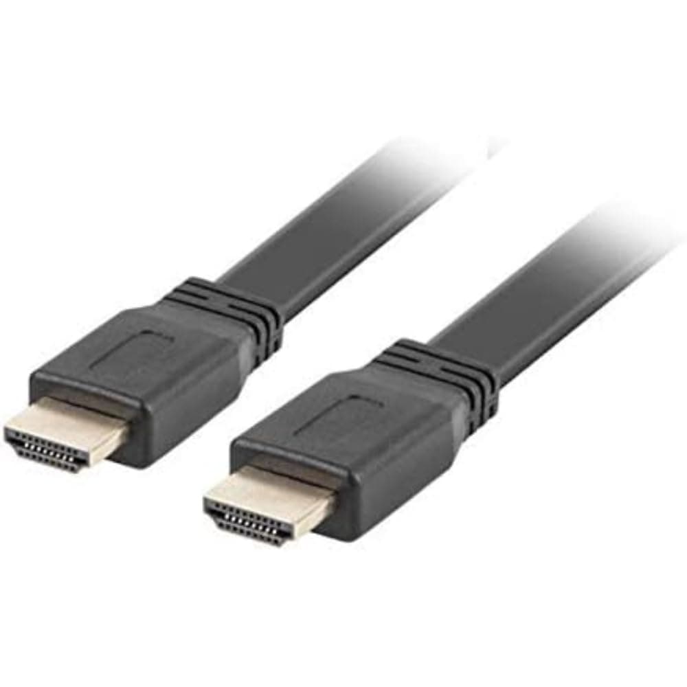 Lanberg HDMI M/M V2.0 cable 0.5m, 4K flat, black
