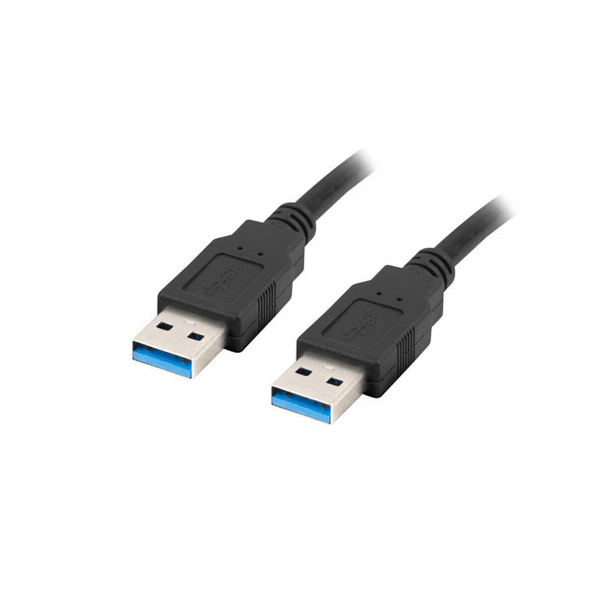 Lanberg USB-A (M) -> USB-A (M) 3.0 cable 0.5m, black