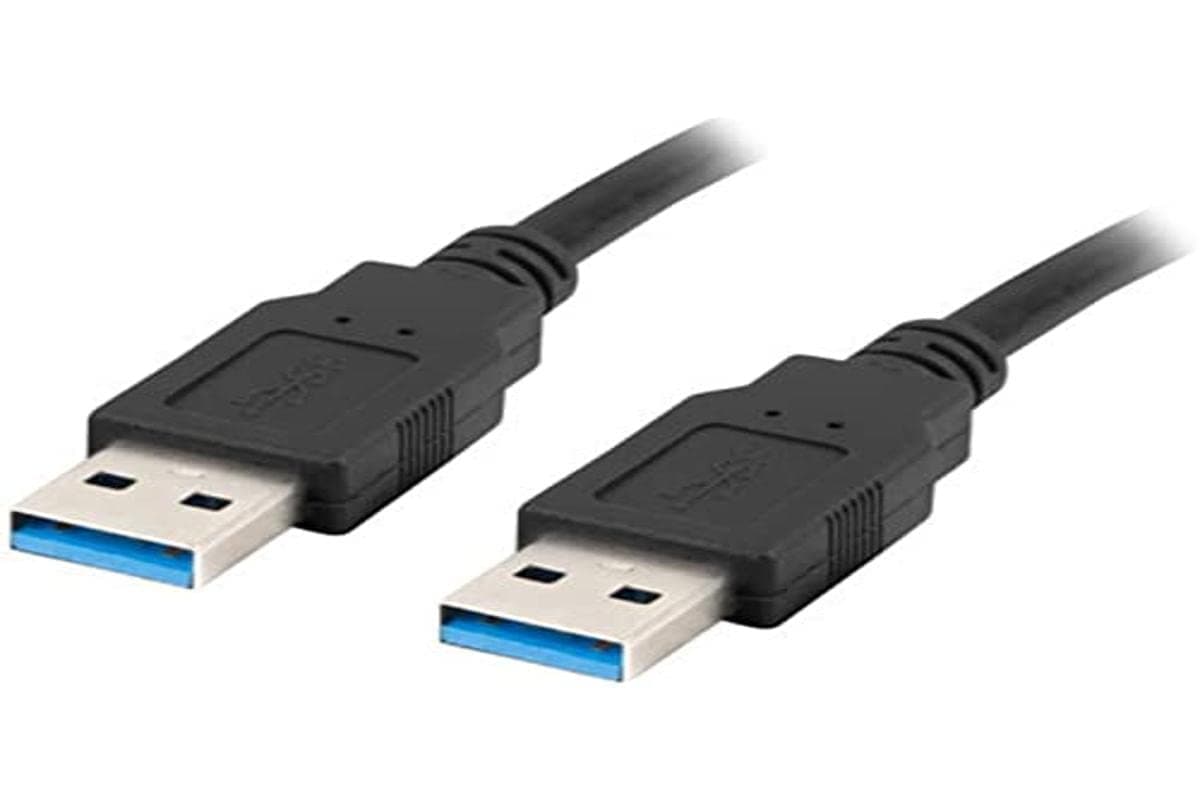 Lanberg USB-A M/M 3.0 cable 1m, black