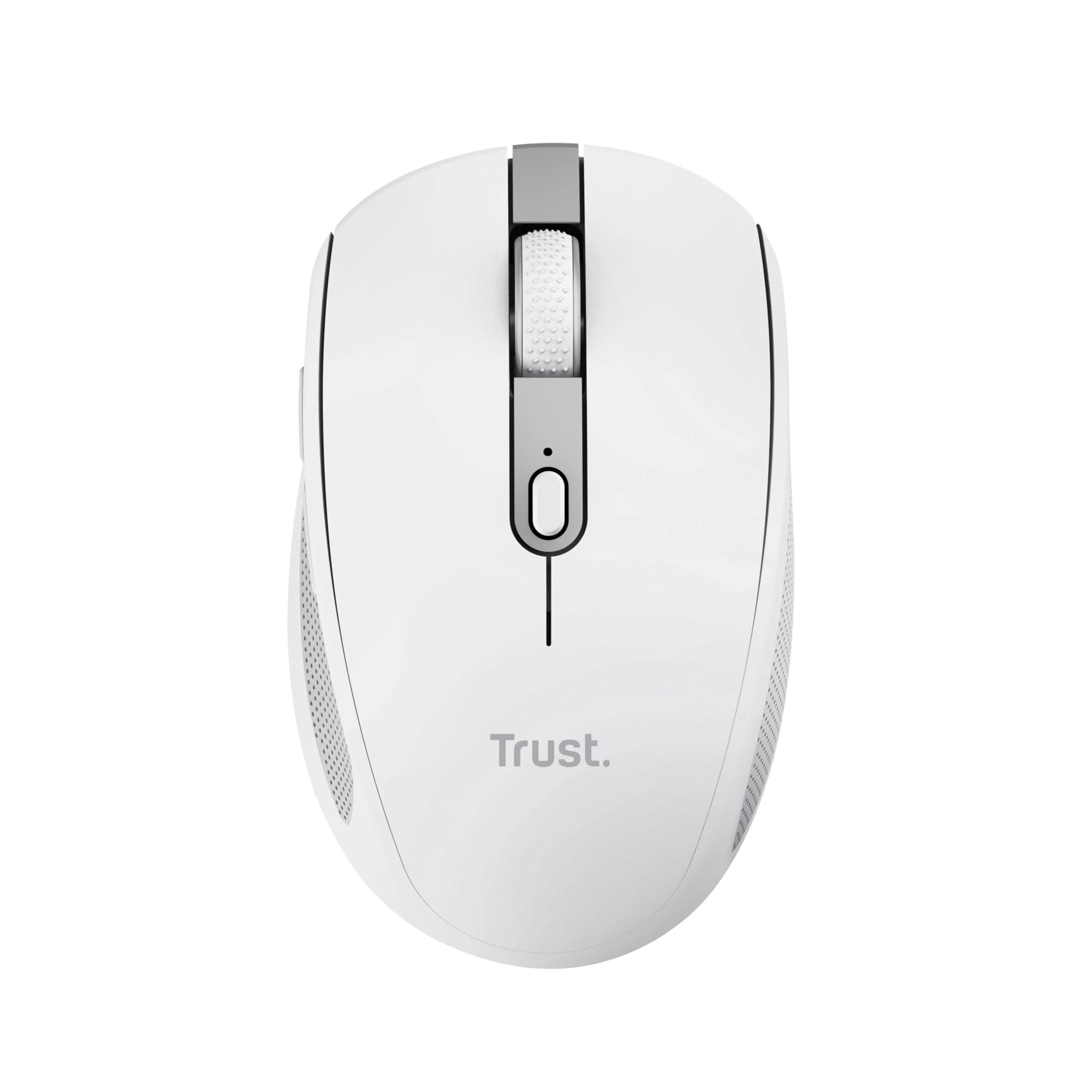 Мишка Trust Ozaa, оптична (3200 dpi), безжична, Bluetooth, USB, бяла, 6 бутона