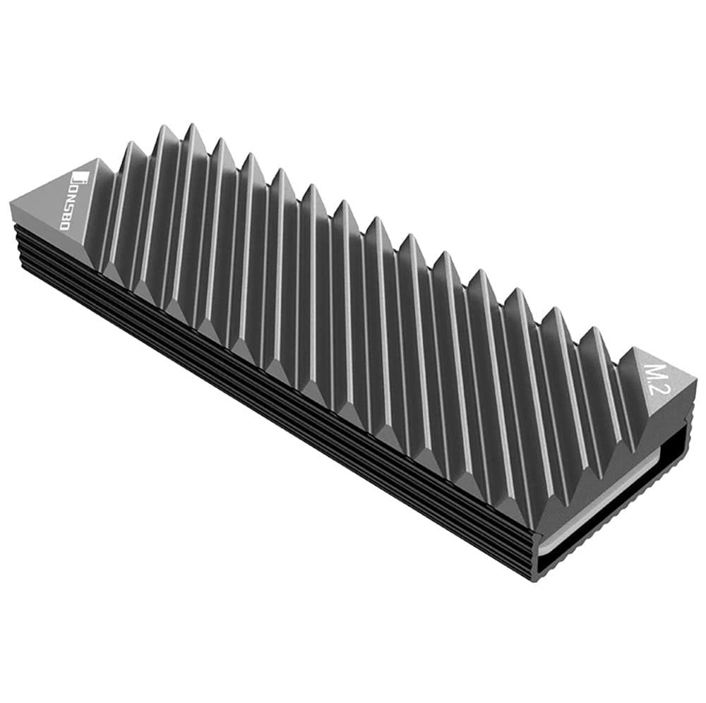 Пасивен охладител Jonsbo M.2 SSD, оребрен, Сив