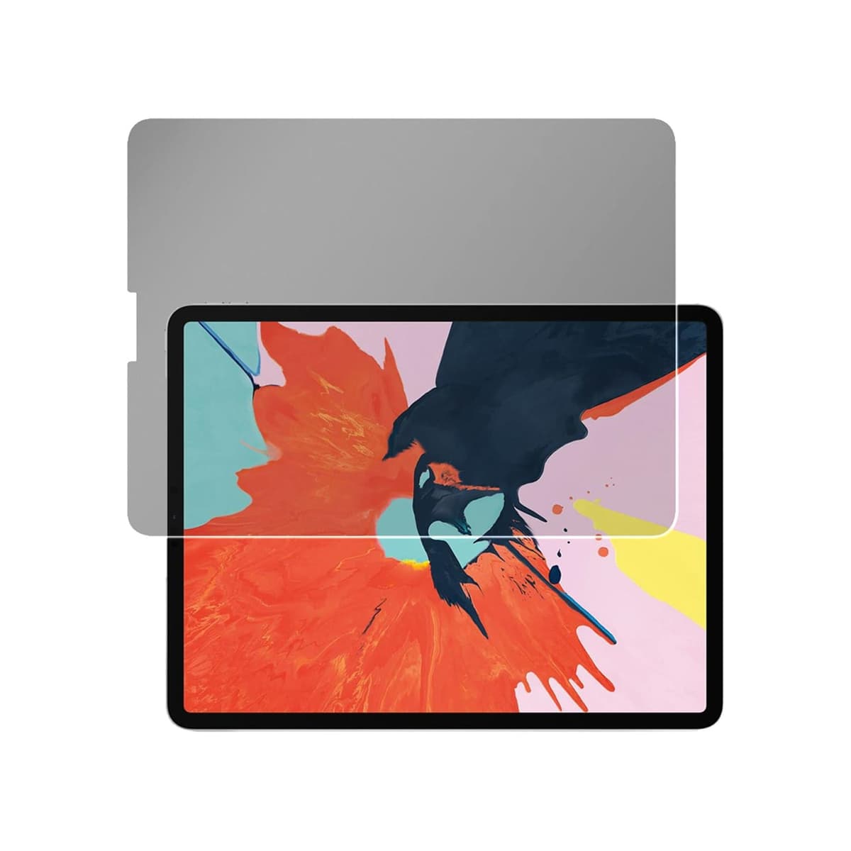 Магнитно защитно покритие с определен ъгъл на виждане за дисплея на iPad Pro 12.9 M2 (2022) iPad Pro 12.9 M1 (2021), iPad Pro 12.9 (2020), iPad Pro 12.9 - 4smarts Smart Protect Magnetic Privacy Filter (2018)