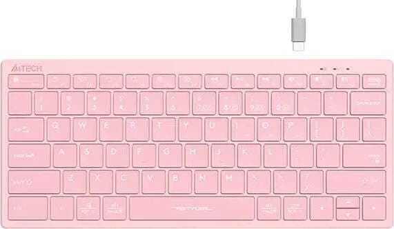 Безжична клавиатура A4TECH FBX51C FSTyler, розово