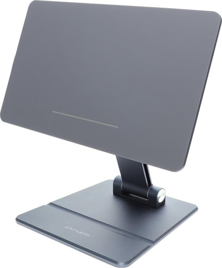 Магнитна алуминиева поставка за iPad 10 (2022) - 4smarts ErgoFix Magnetic Aluminum Desktop Stand (сив)