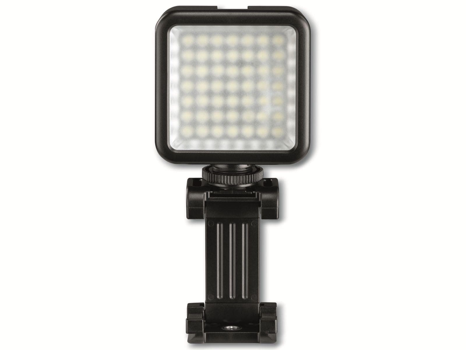 LED лампа Hama 49 BD, за допълнително осветяване на записи с камера и смартфон, Черна