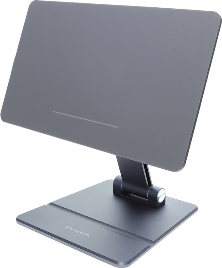 Магнитна алуминиева поставка за iPad Pro 11 M1 (2021), iPad Pro 11 (2020), iPad Pro 11 (2018), iPad Air 5 (2022), iPad Air 4 (2020) - 4smarts ErgoFix Magnetic Aluminum Desktop Stand (сив)