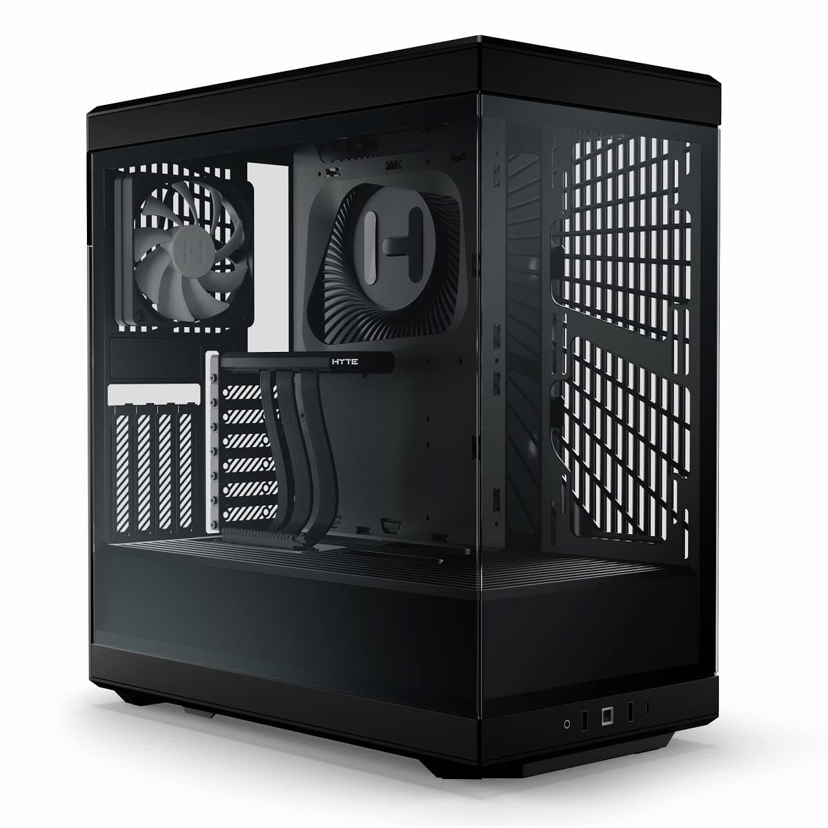 Кутия HYTE Y40 Tempered Glass, Mid-Tower, Черна, Стъклени панели