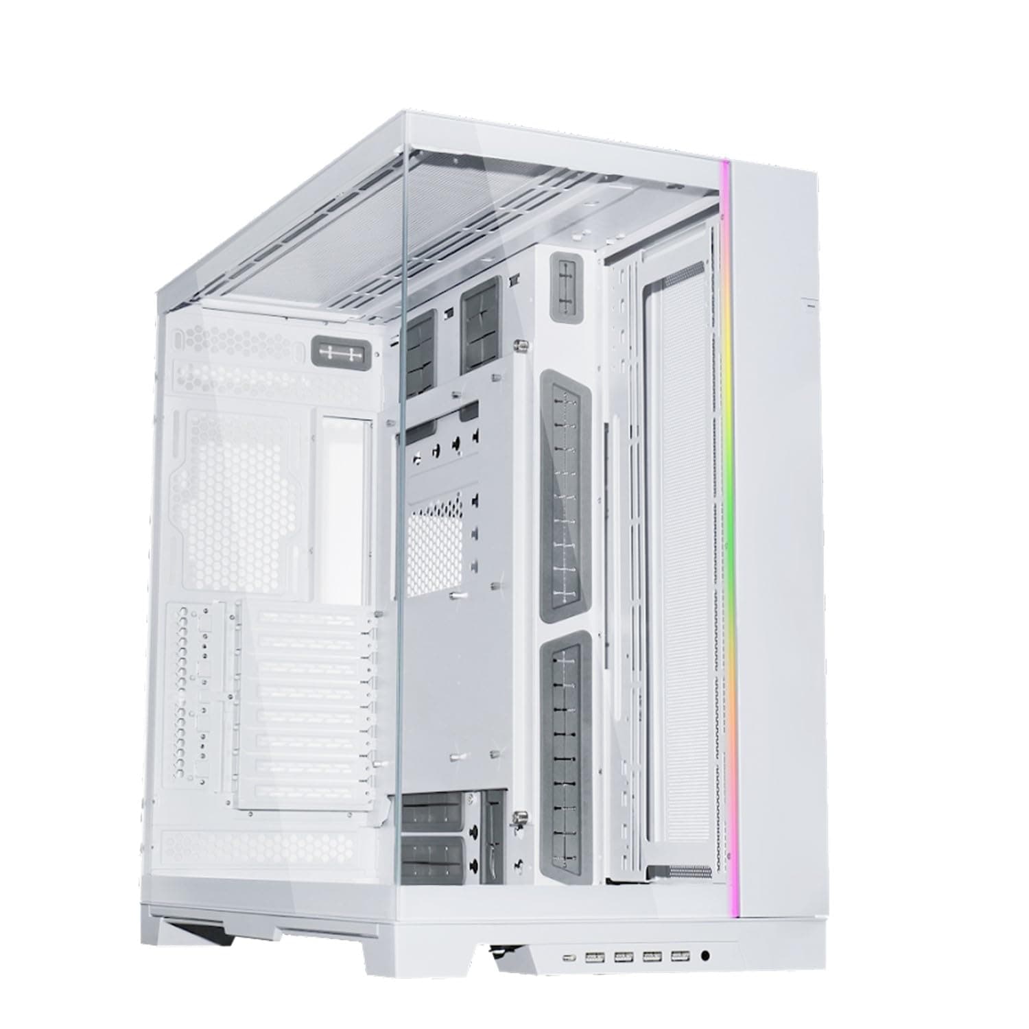 Кутия Lian Li PC-O11 Dynamic EVO XL Full-Tower, Tempered Glass, Бяла