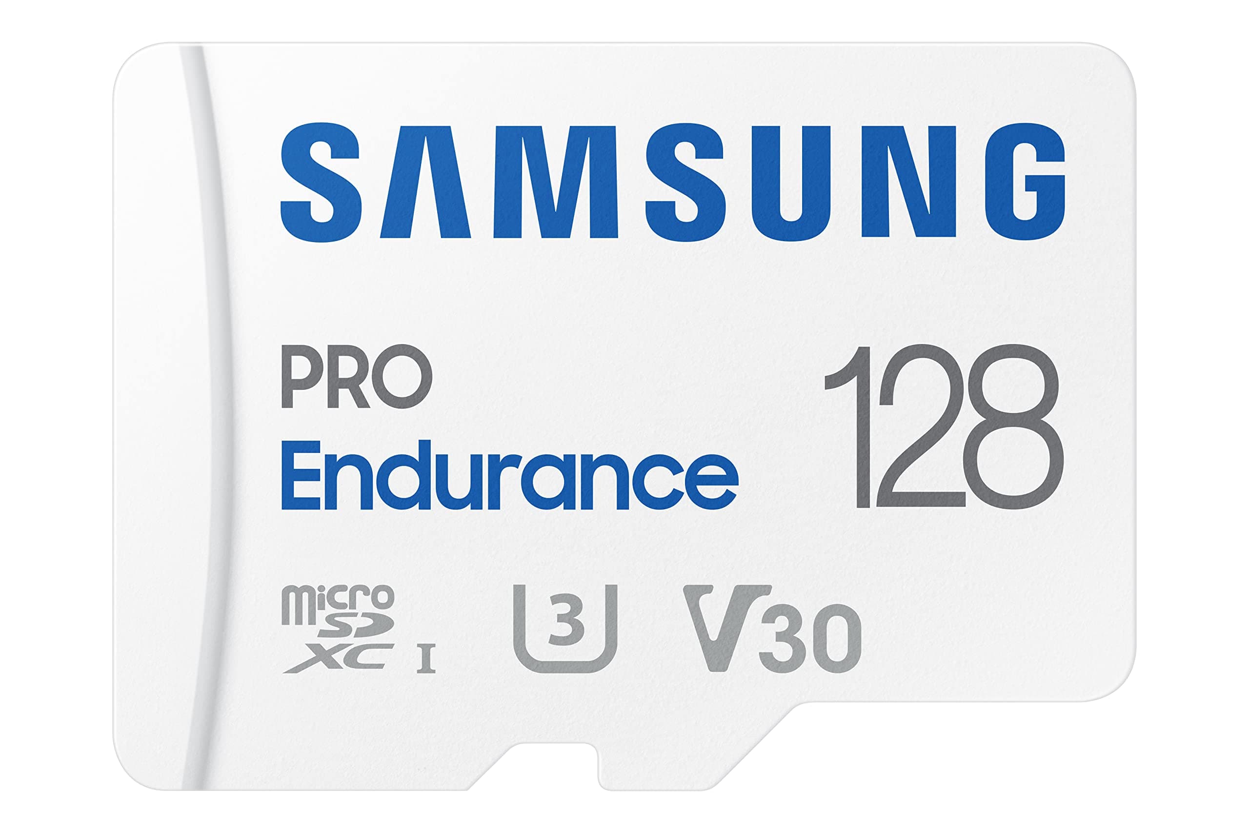 Карта памет Samsung PRO Endurance, microSDXC, UHS-I, 128GB, Адаптер