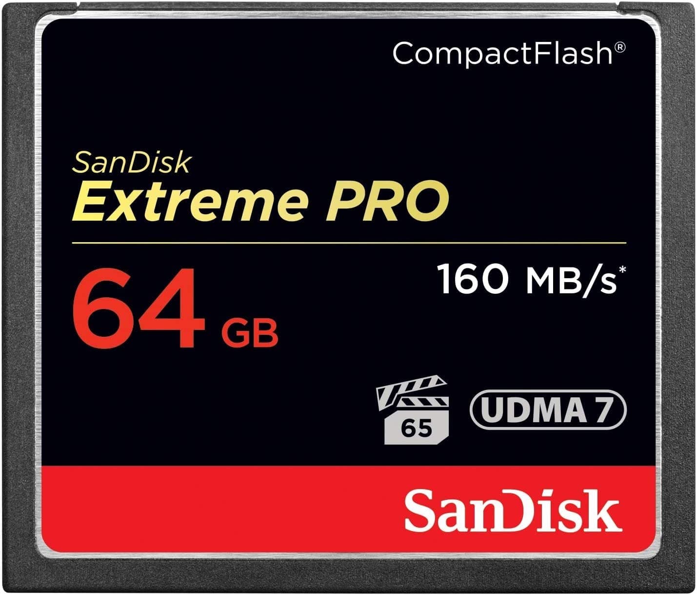 Карта памет SANDISK Extreme PRO, CompactFlash, 64GB
