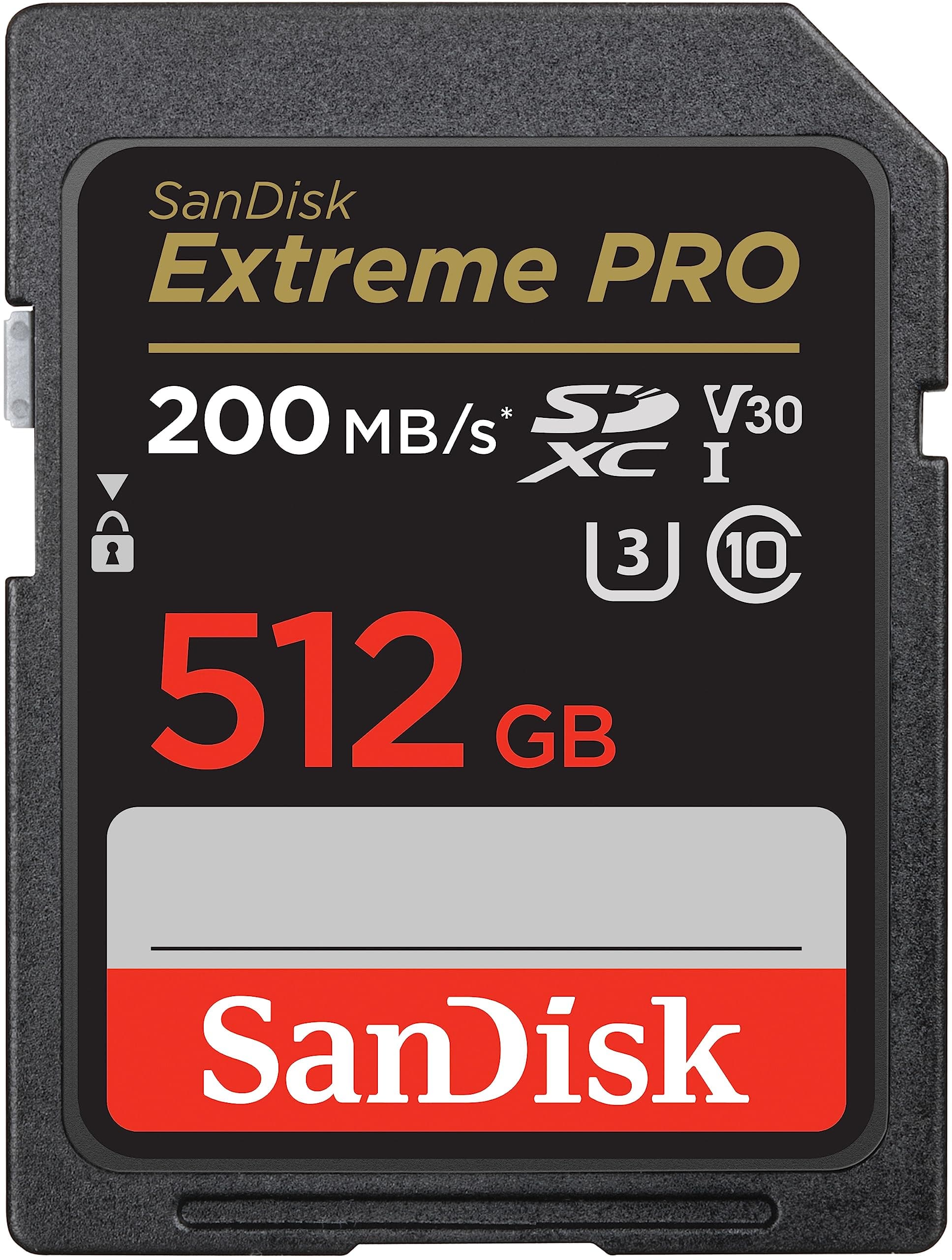 Карта памет SANDISK Extreme PRO SDHC, 512GB