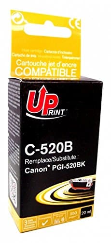 Мастилница UPRINT PGI520 CANON, С чип, Черен