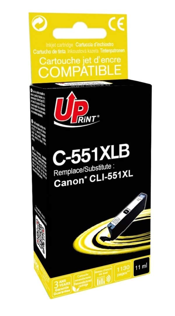 Мастилница UPRINT CLI-551XL CANON, Black