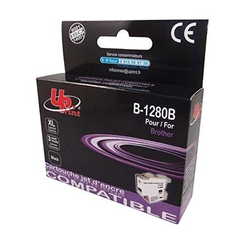 Мастилница UPRINT LC1280XL/1240/1220, BROTHER, Черен