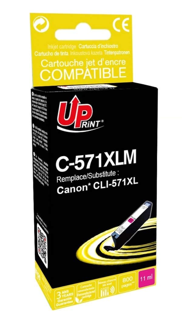 Мастилница UPRINT CLI 571XL-M CANON, Magenta