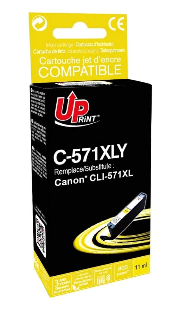 Мастилница UPRINT CLI 571XL-M CANON, Yellow