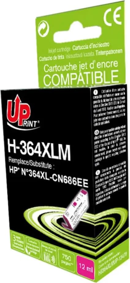 Мастилница UPRINT CN686 HP No364XL, Magenta