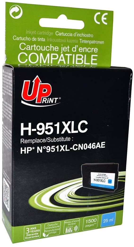 Мастилница UPRINT CN046AE HP, Cyan