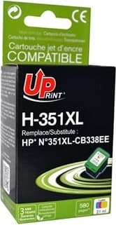 Мастилница UPRINT CB338EE HP, Cyan/Magenta/Yellow, N 351 XL