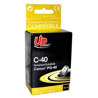 Мастилница UPRINT PG-40XL CANON, Черен