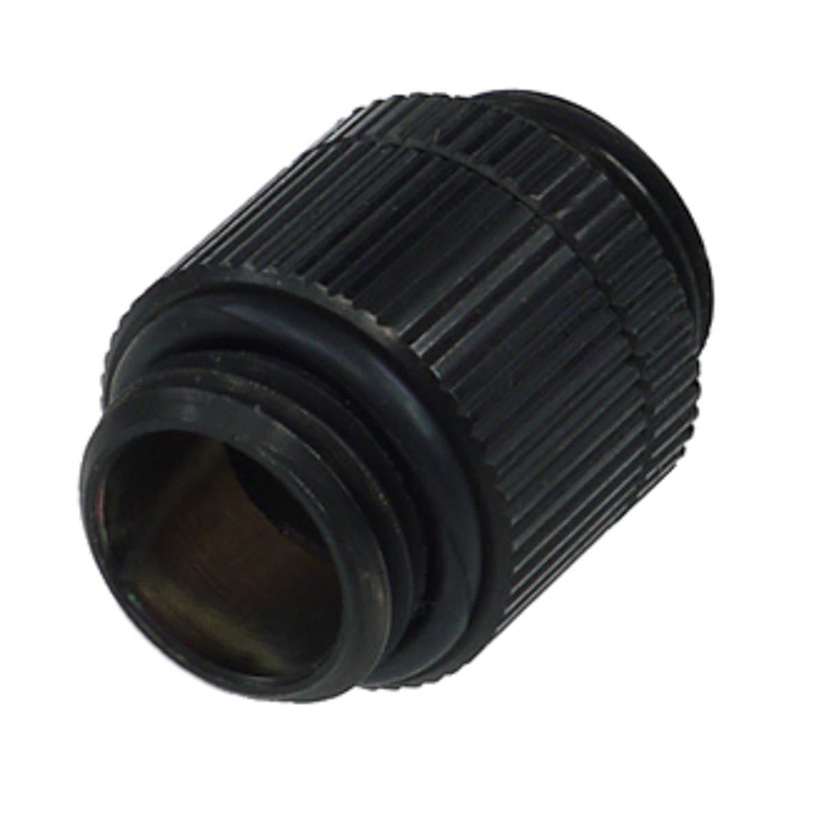 Адаптер Alphacool HF, Двоен нипел, G1/4 - G1/4, Въртящ се, Черен мат